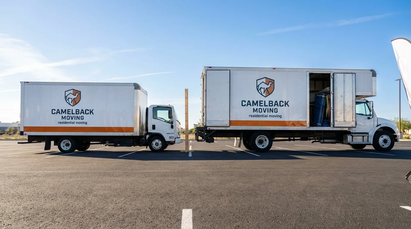 Moving truck size capacity guide in Rhodhiss